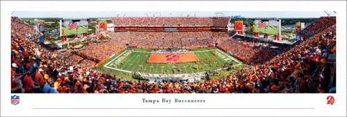 Tampa Bay Buccaneers "Throwback Creamsicle Game" at Raymond James Stadium Panoramic Poster